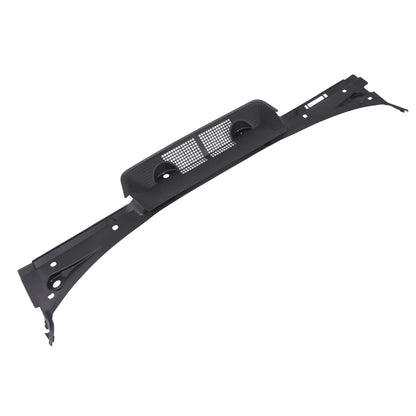 Czarna plastikowa osłona wycieraczek bmw e36 3 seria coupe cabrio z siatką i otworami montażowymi