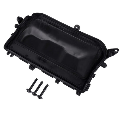 Czarna plastikowa osłona zaworu wtryskowego silnika ford 2.0 diesel dw10c 9m5q6n041ca zintegrowane uchwyty i śruby