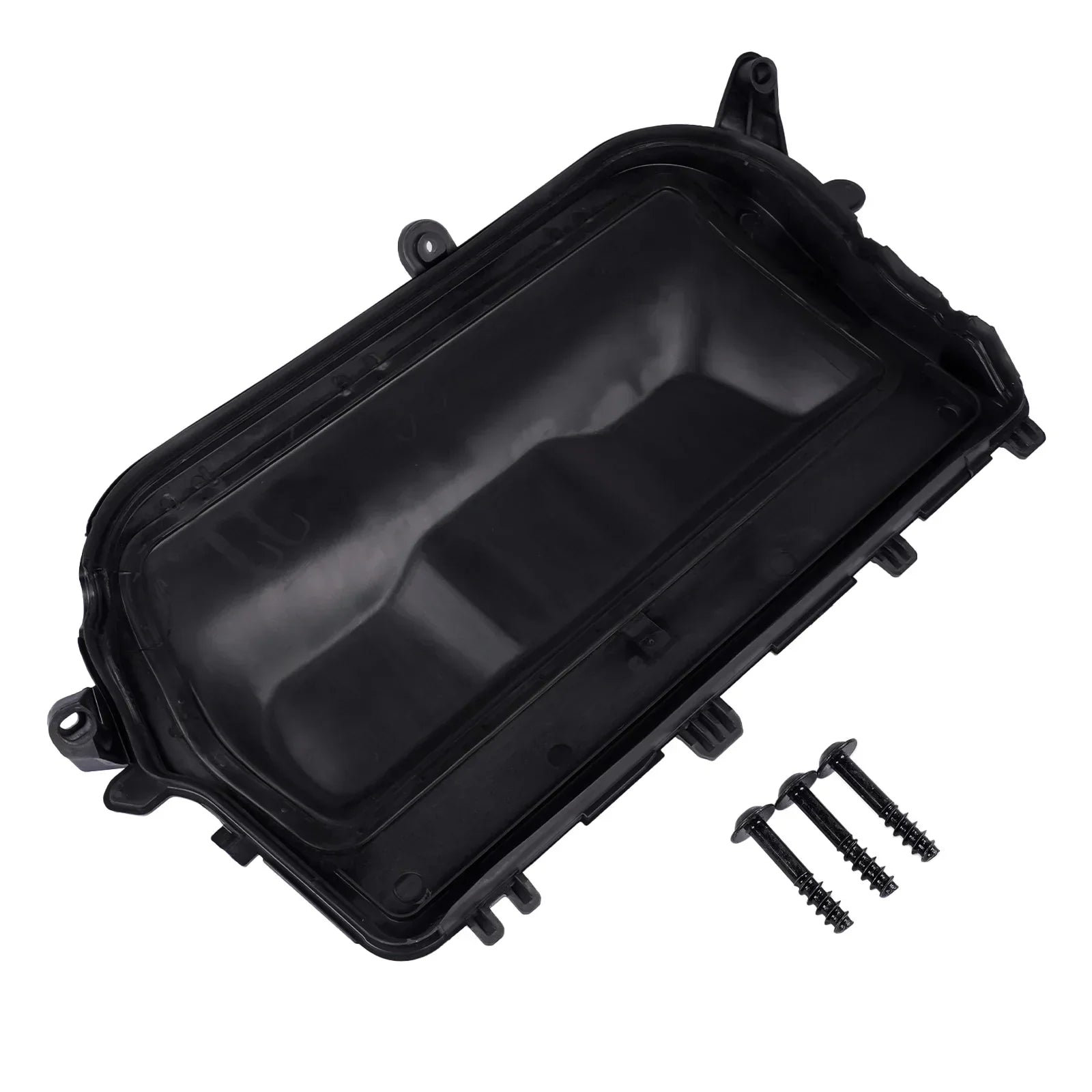 Czarna plastikowa osłona zaworu wtryskowego ap03 z trzema śrubami do ford 2.0 diesel 9m5q6n041ca dw10c