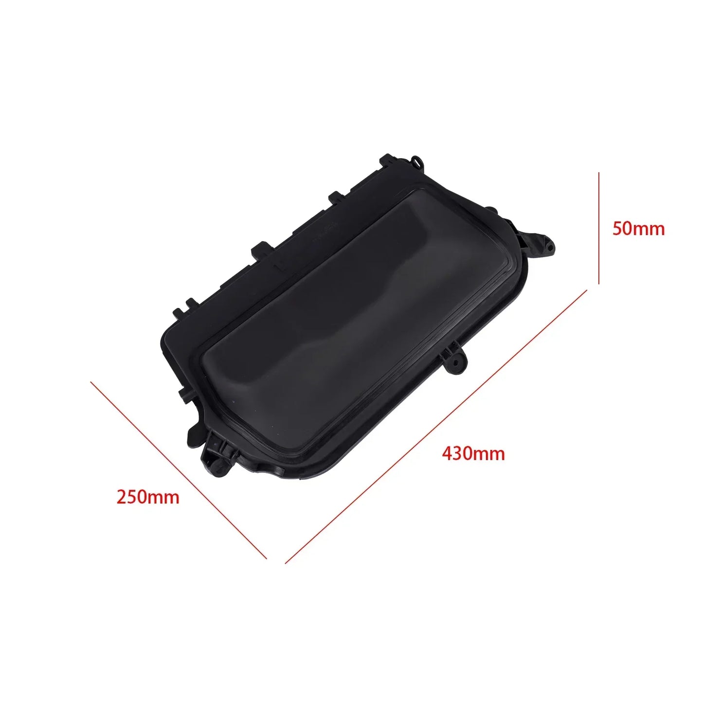 Czarna plastikowa osłona zaworu wtryskowego 9m5q6n041ca dw10c do silnika ford 2.0 diesel