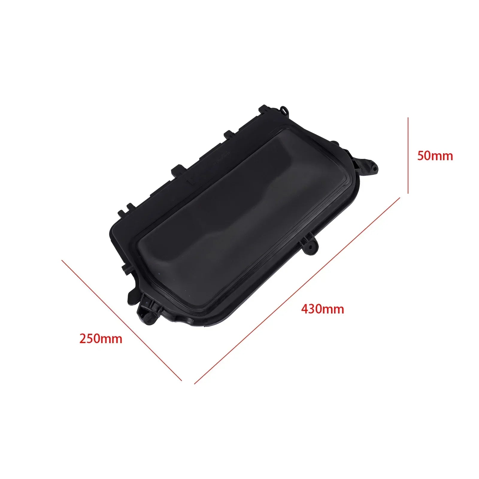Czarna plastikowa osłona zaworu wtryskowego 9m5q6n041ca dw10c do silnika ford 2.0 diesel
