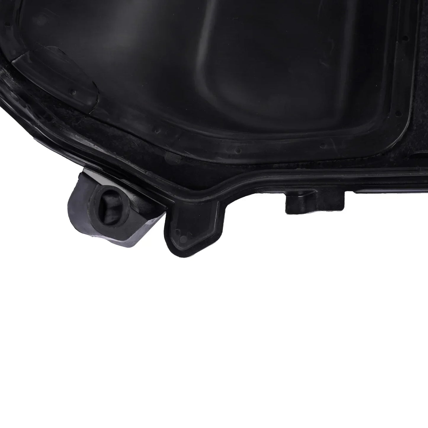 Czarna plastikowa osłona zaworu wtryskowego 9m5q6n041ca do silnika ford 2.0 diesel dw10c z uchwytami montażowymi