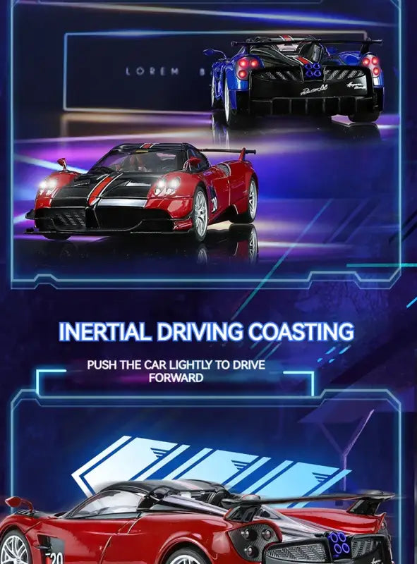 Pagani Huayra BC Blu Francia/Candy Blue 1:18 – Metalowy Model Samochodu z Akcentami Węglowymi | Kolekcjonerska Replika