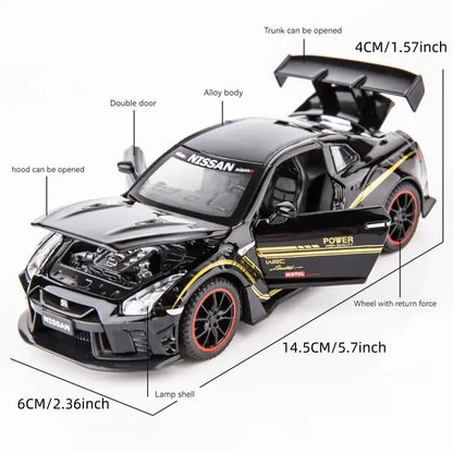 Lamborghini & Pagani Huayra 1:32 Metalowy Model Samochodu z Dźwiękiem i Światłem