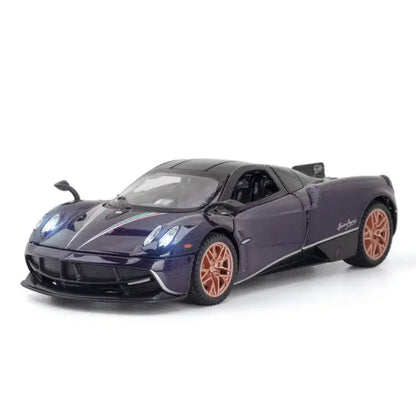 Huayra Dinastia 1:32 – Metalowy Model Samochodu Wyścigowego z Efektami Dźwiękowymi i Świetlnymi Zabawka Kolekcjonerska