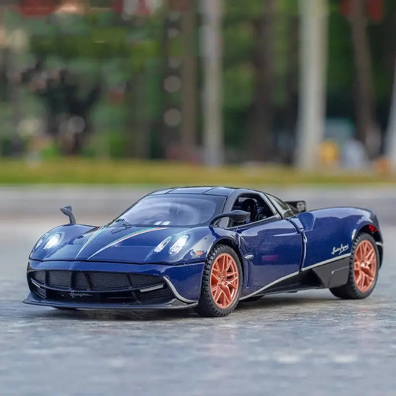 Huayra Dinastia 1:32 – Metalowy Model Samochodu Wyścigowego z Efektami Dźwiękowymi i Świetlnymi Zabawka Kolekcjonerska