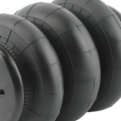 Pari Air Ride -kolmoispaljepussia, vakiokoko 2600 lb 1/2"npt yhden portin raskas käyttö
