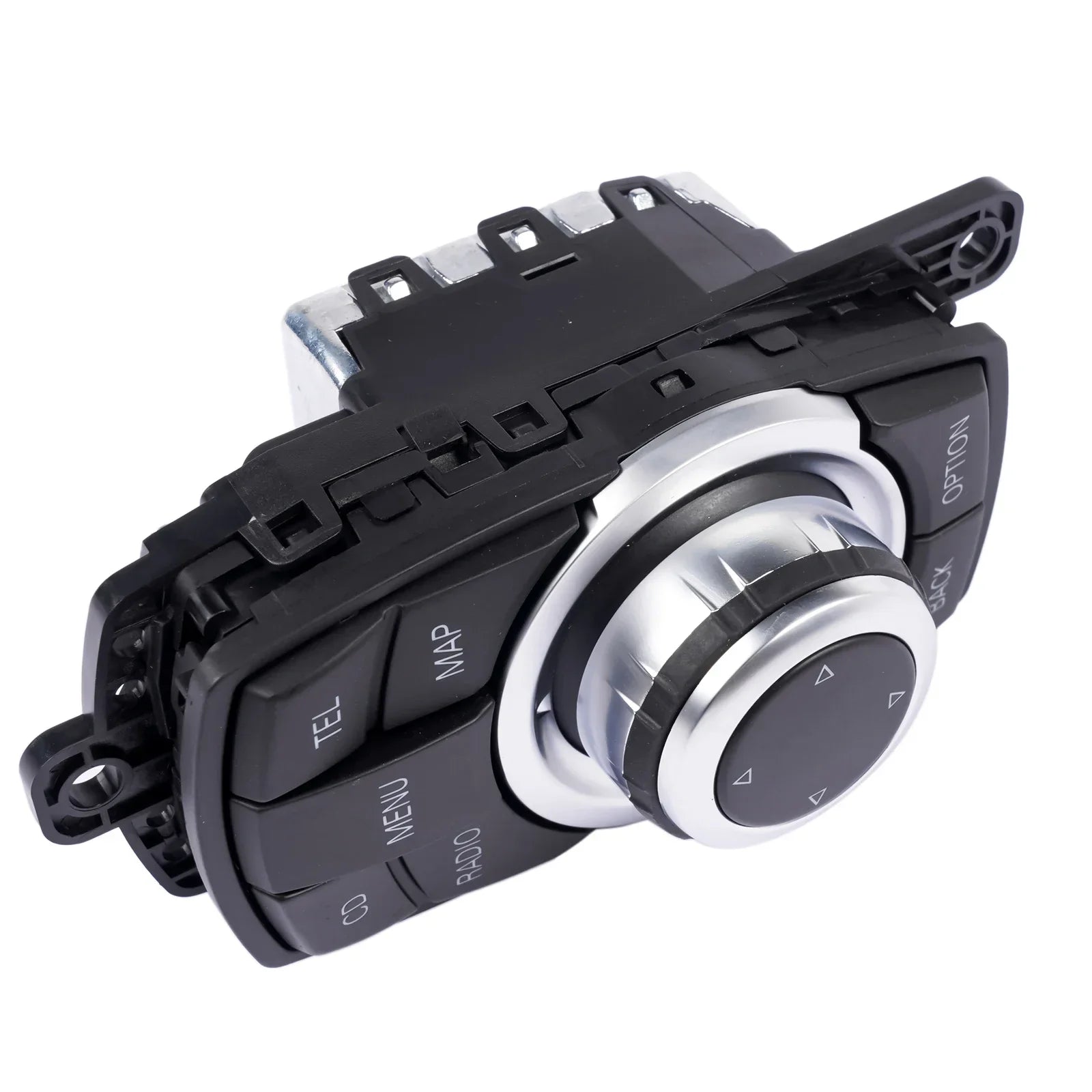 Czarny i srebrny system idrive controller bmw z przyciskami tel map radio model ap03 do nawigacji 61319253944