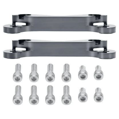 Een paar achterremklauwadapters voor Subaru Legacy GT 2000-2008