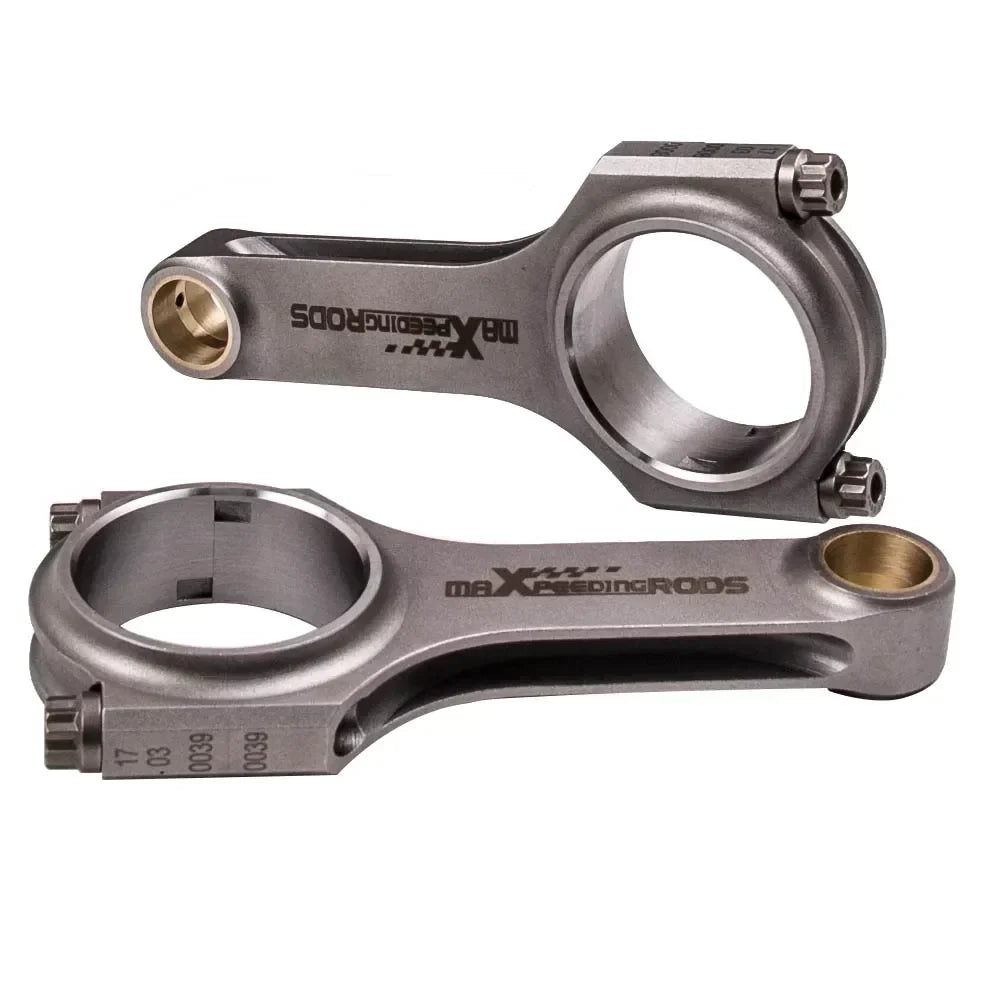 Pair of forged H-Beam connecting rods Fiat 500 Old Model 2-cyl. 130mm