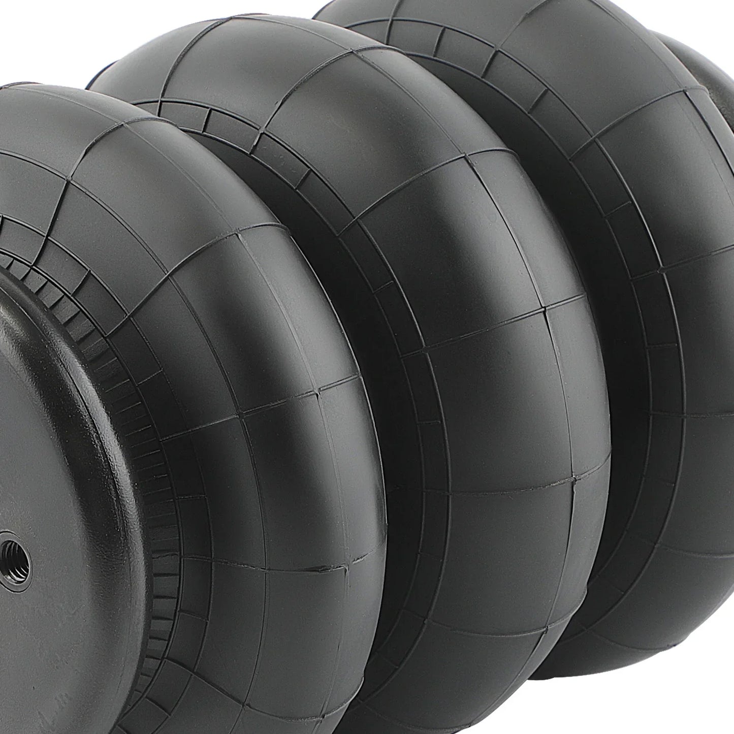 Pari Air Ride -kolmoispaljepussia, vakiokoko 2600 lb 1/2"npt yhden portin raskas käyttö