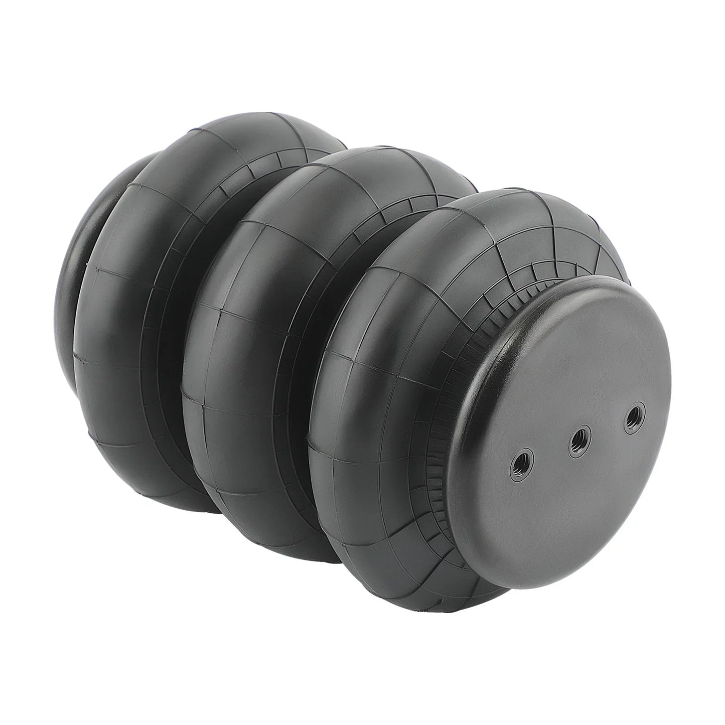 Pari Air Ride -kolmoispaljepussia, vakiokoko 2600 lb 1/2"npt yhden portin raskas käyttö
