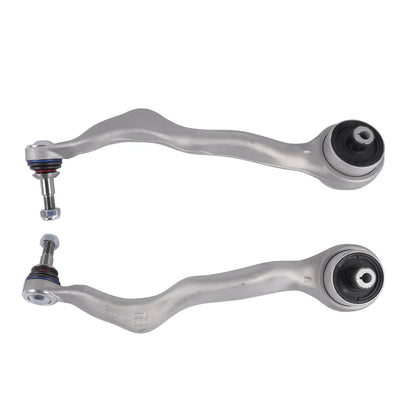 Srebrny metalowy przednich dolnych wahaczy do bmw f20 f21 f22 f23 f30 f31 f32 f33 f34 f80 f83 z czarnymi gumowymi tulejami