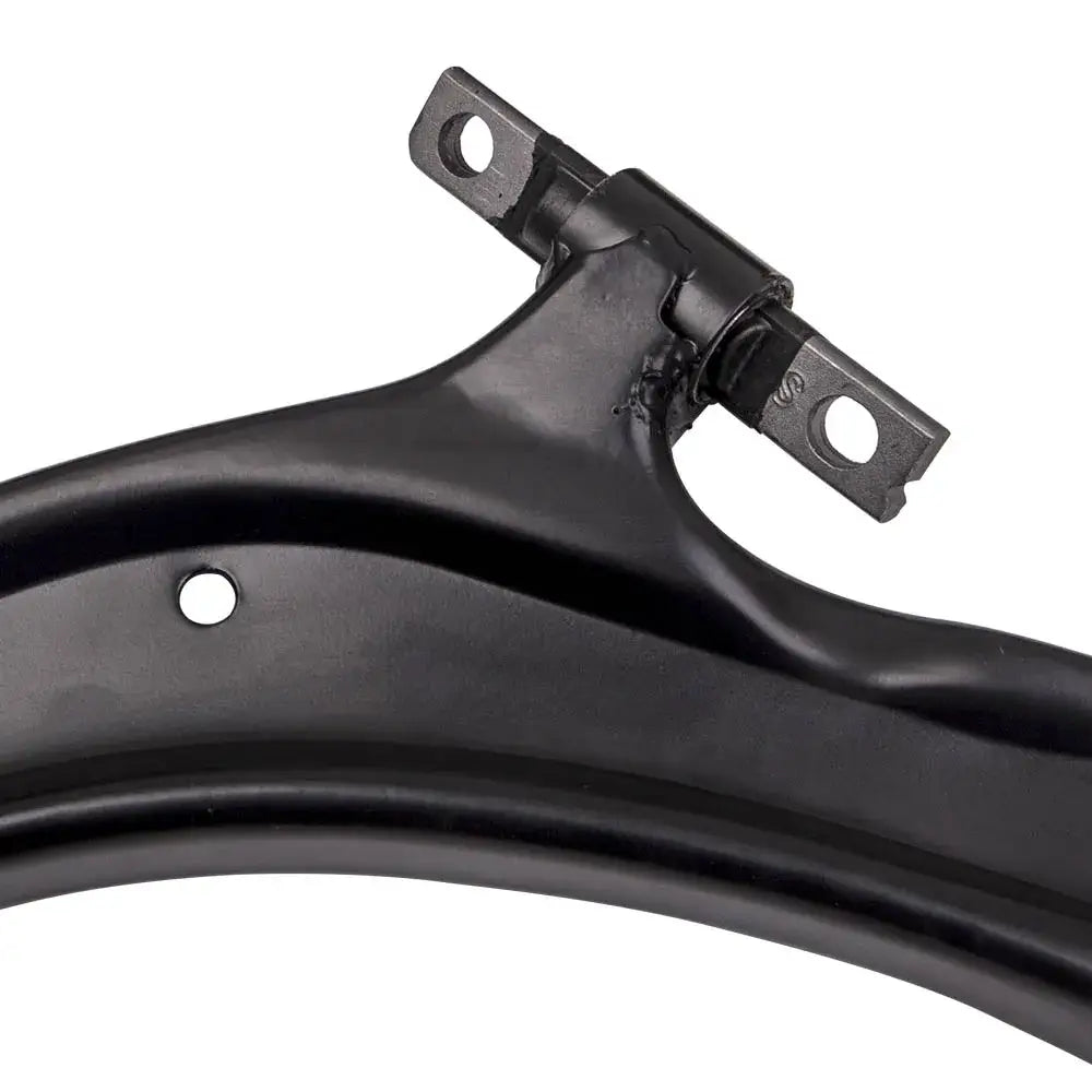 Czarny metalowy przedni dolny wahacz z mocowaniami i otworami do nissan qashqai x-trail koleos i