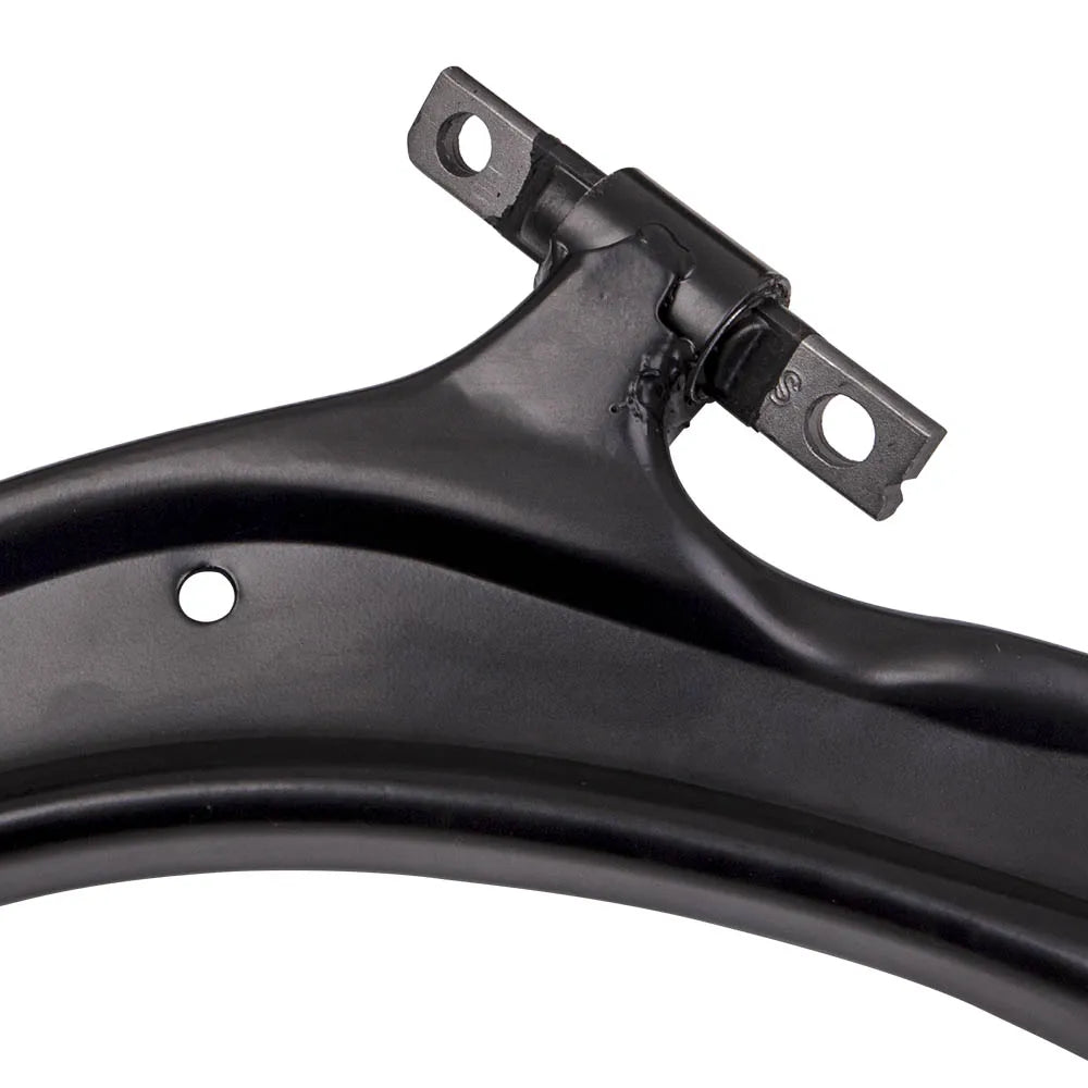 Czarny metalowy przedni dolny wahacz z mocowaniami i otworami do nissan qashqai x-trail koleos i