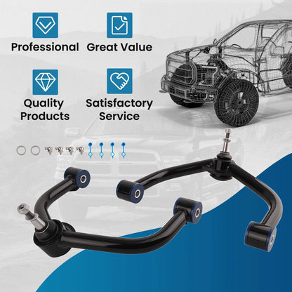 2x främre övre kontrollarmar 2-4'' lyft för Dodge Ram 1500 2006-2023 4WD