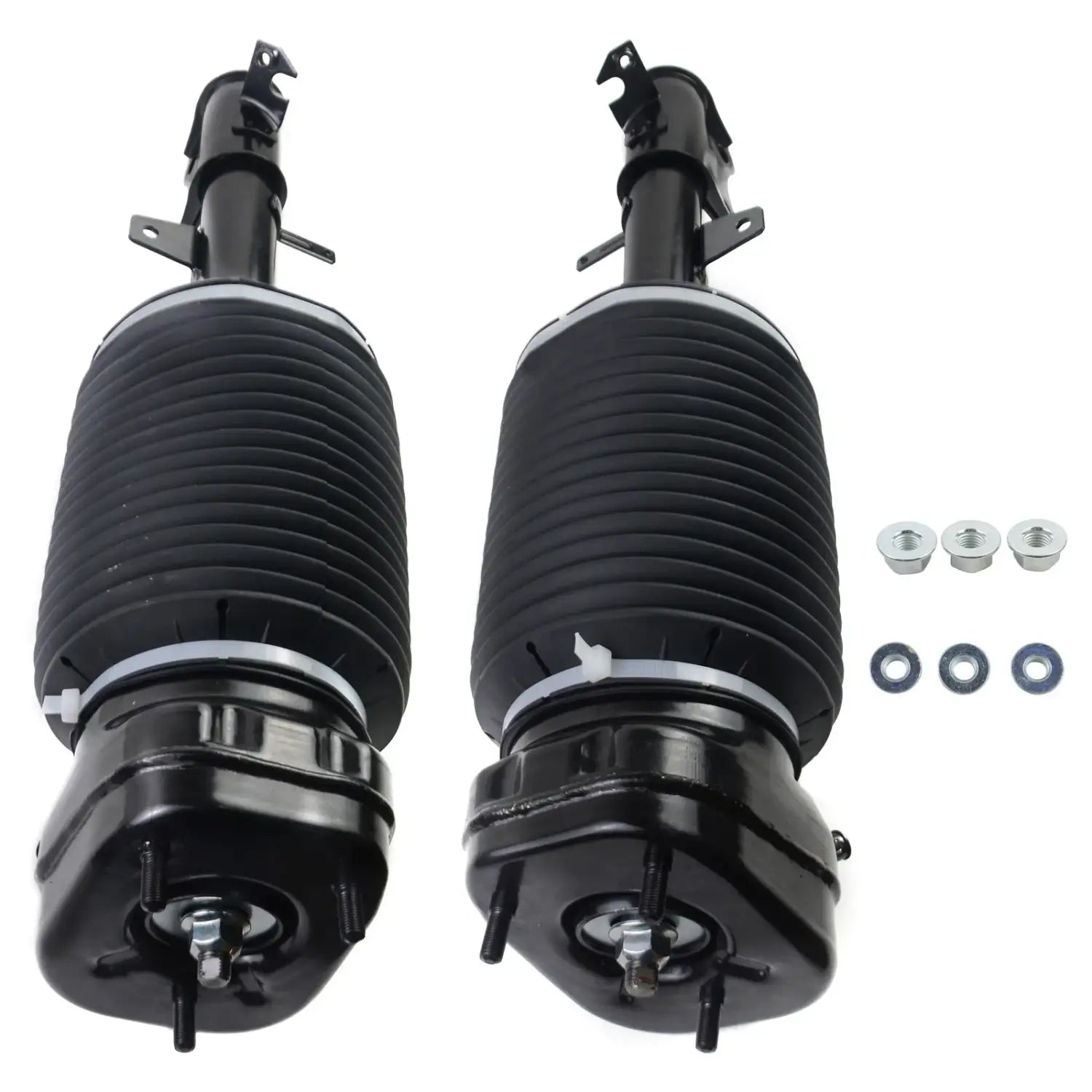 Czarne amortyzatory powietrzne do zawieszenia z metalowymi mocowaniami do lexus rx300 rx350 2003 2008