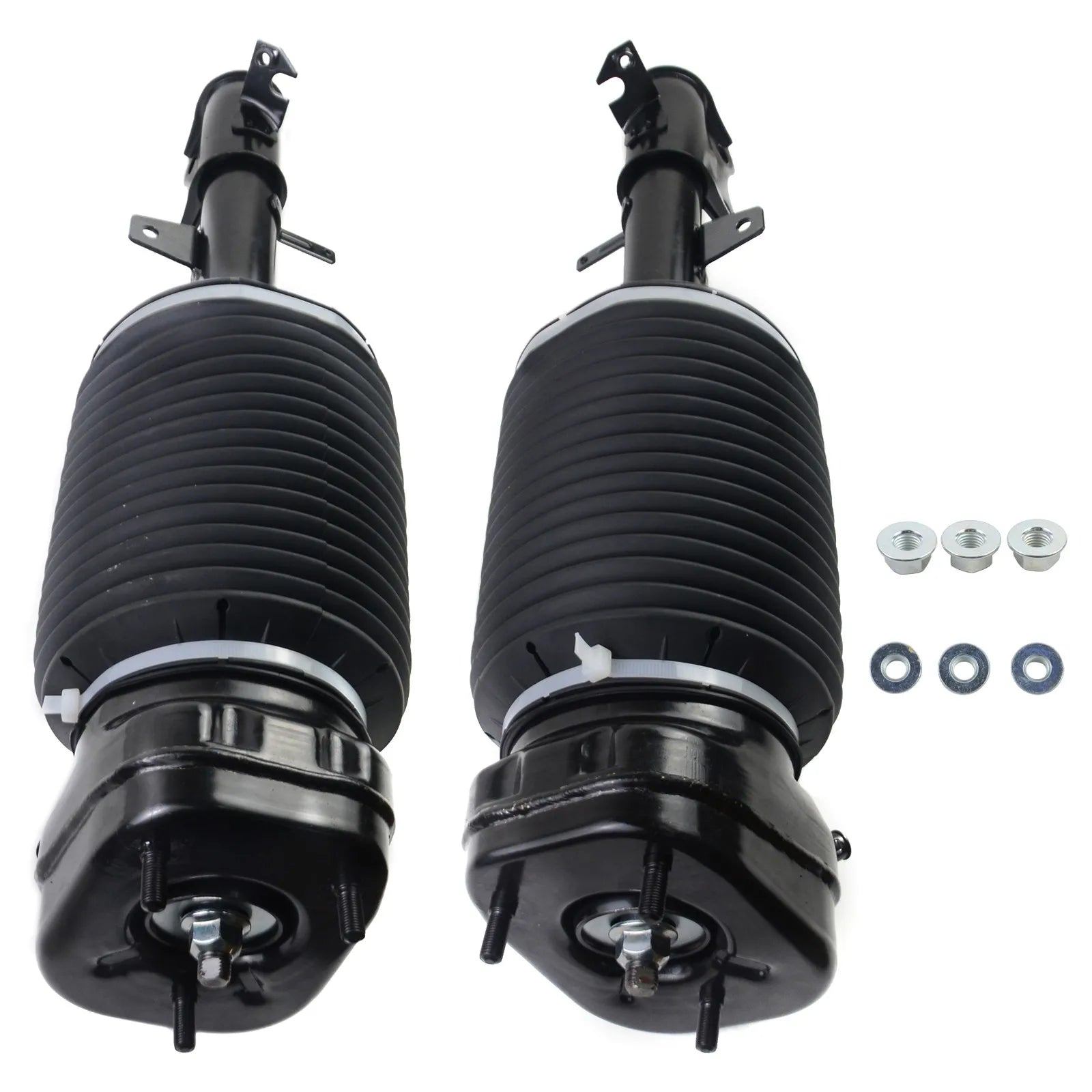 Czarne amortyzatory powietrzne do zawieszenia z metalowymi mocowaniami do lexus rx300 rx350 2003 2008