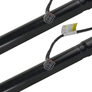 Czarne cylindryczne led light bary z płytkami układowymi i przewodami do range rover sport 2012 2013 tylne siłowniki