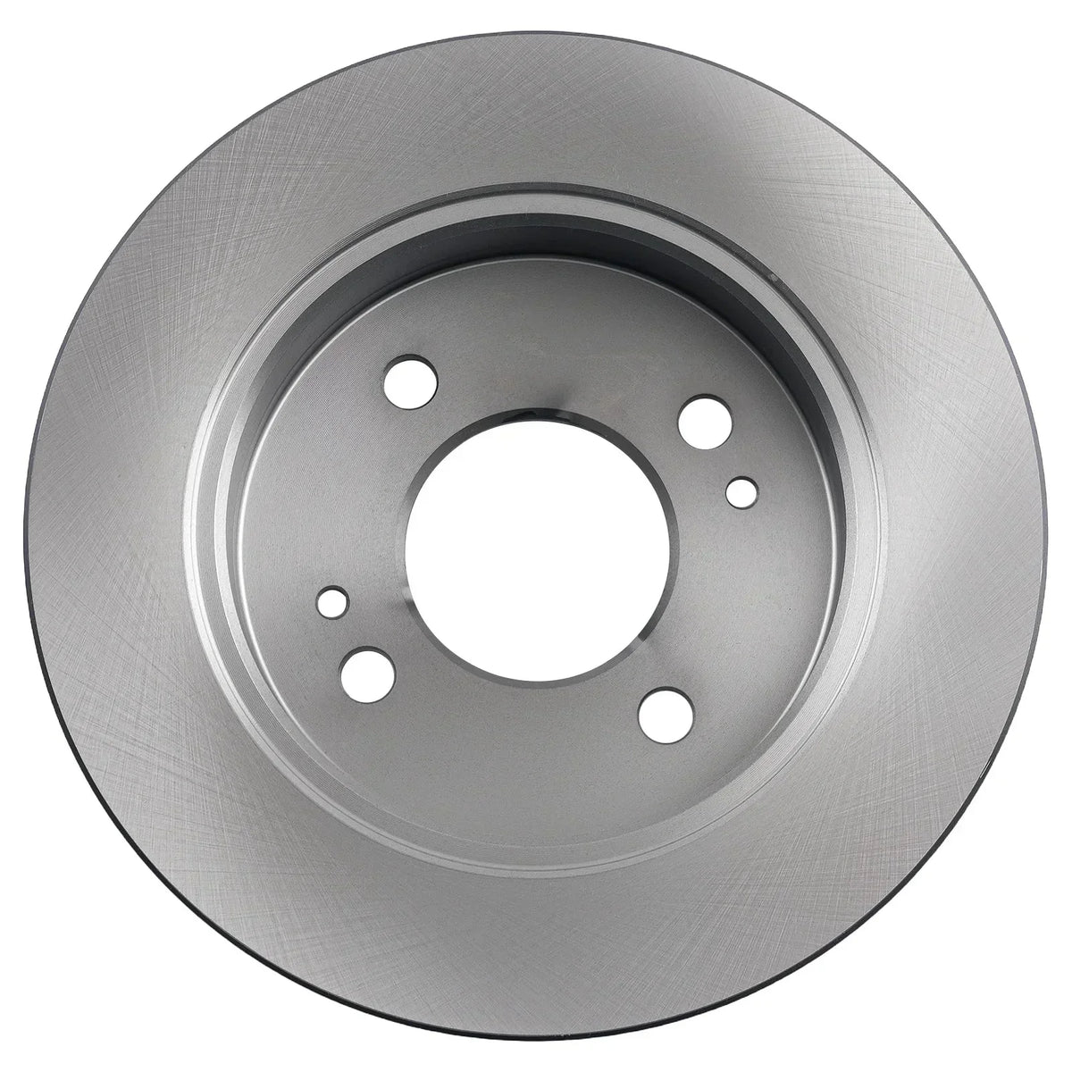 Srebrny metaliczny tylny tarcza hamulcowa hyundai i10 kia picanto 234 mm z pięcioma otworami montażowymi