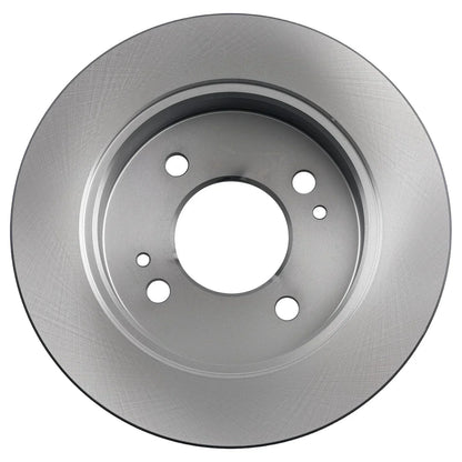 Srebrny metaliczny tylny tarcza hamulcowa hyundai i10 kia picanto 234 mm z pięcioma otworami montażowymi