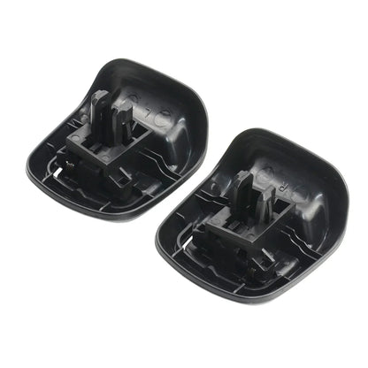 Czarne plastikowe osłony uchwytów drzwi z mechanicznymi elementami do ford fiesta mk6 2002-2008 z tyłu