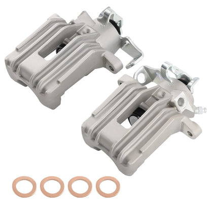 Pair Rear Brake Calipers for Audi A3 TT SEAT LEON VW BORA 1J0615424B 1J0615423B