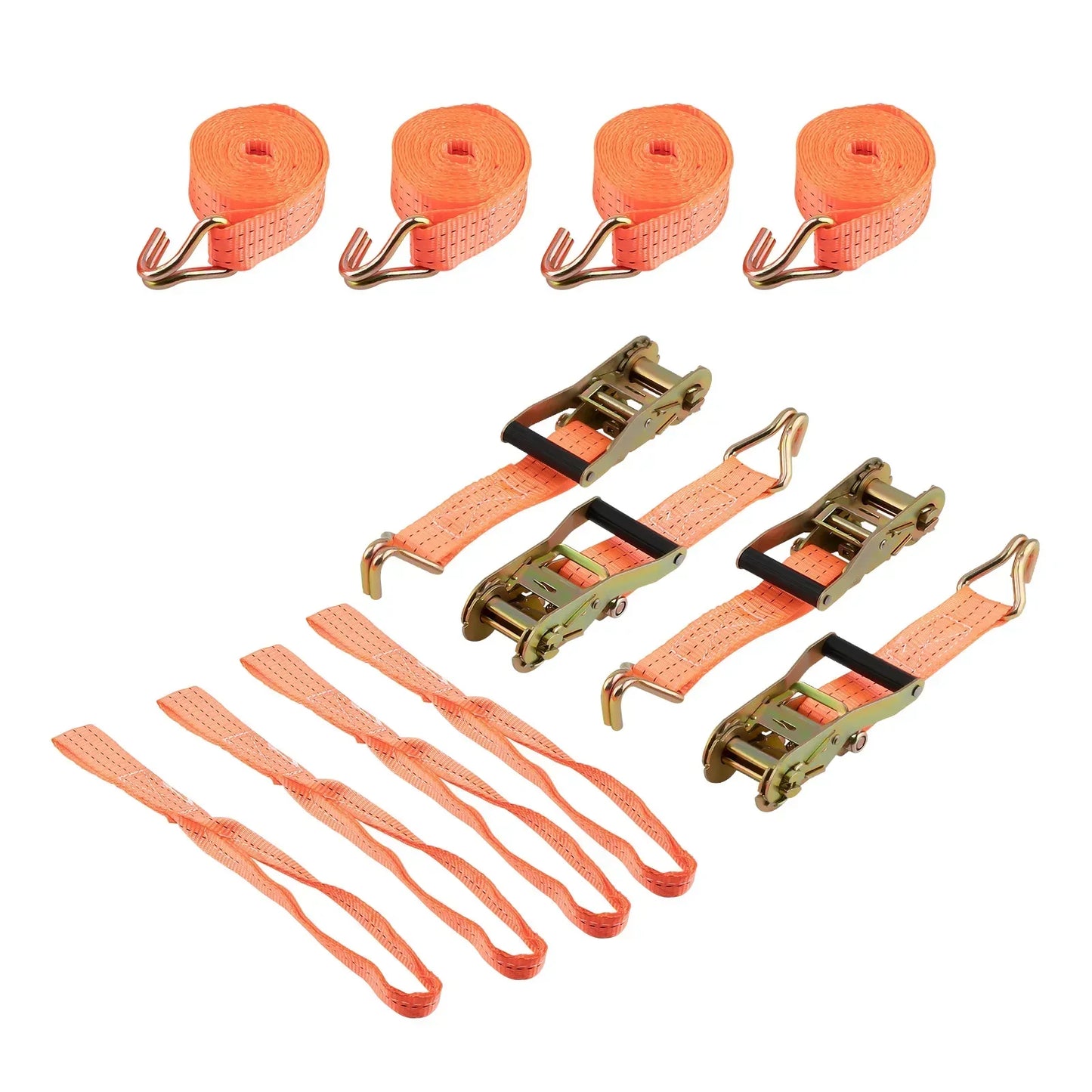 Courroies de transport avec tendeur 38 mm 2,9 m 2 t – 4 pcs.