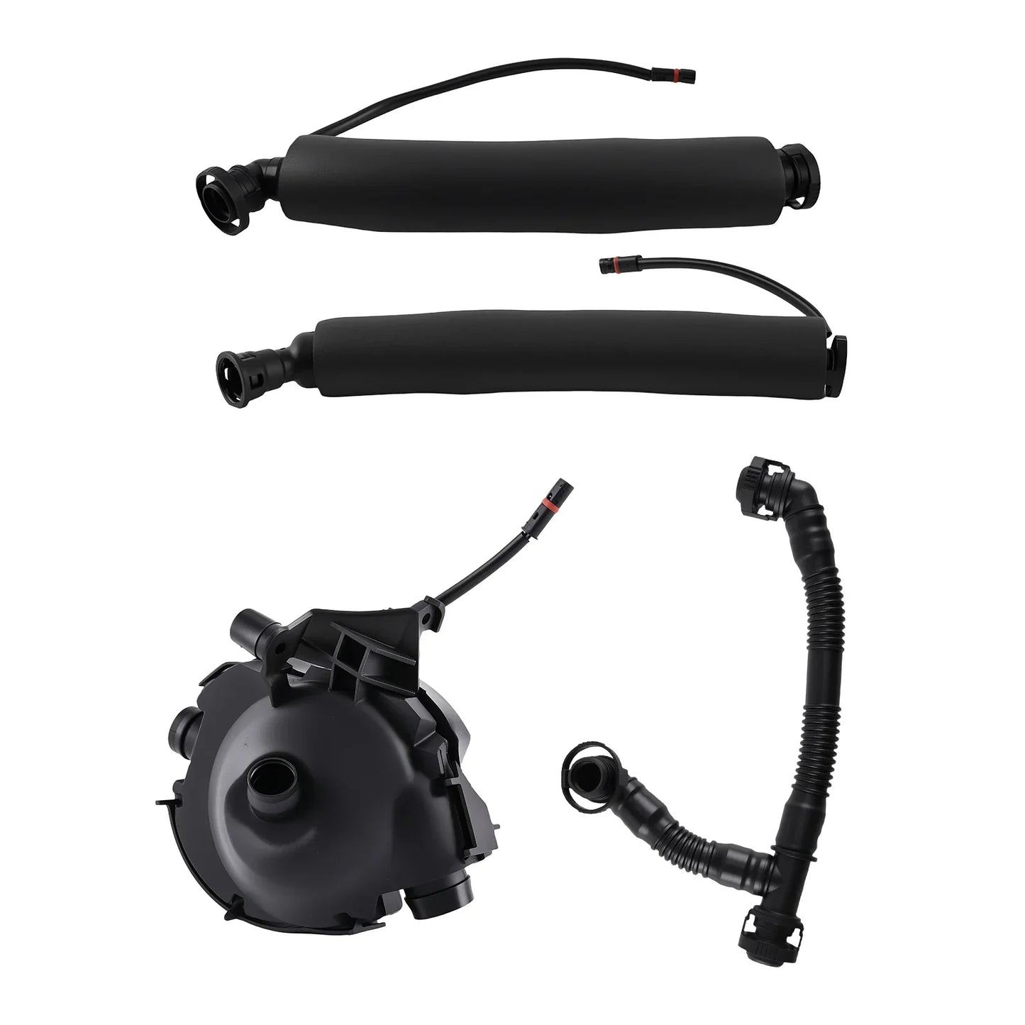 PVC Crankcase Breather Hose Valve Kit for BMW 325i 330i Z4 2005-2007 4PCS