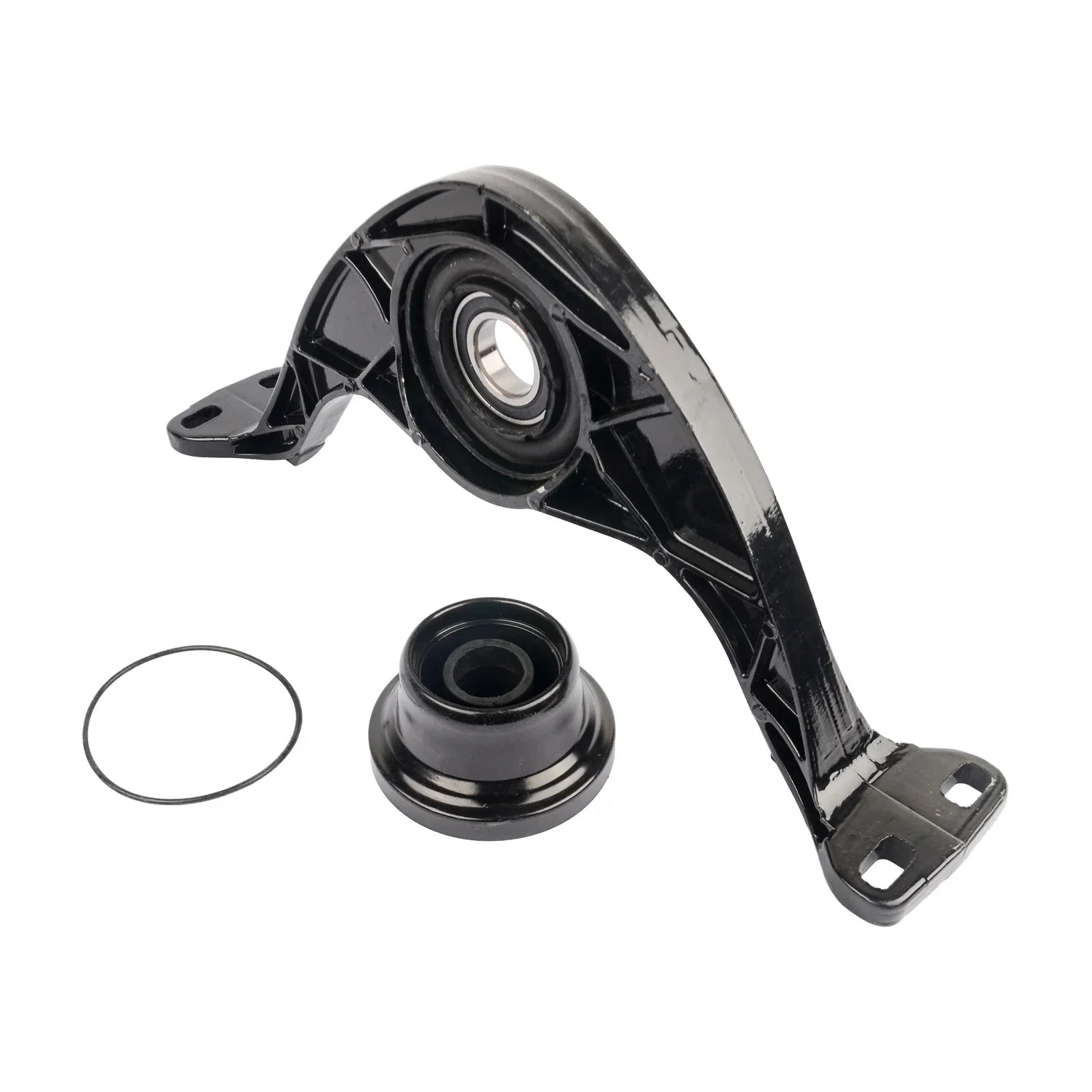 Czarna plastikowa podpórka silnika ap01 z wbudowanym łożyskiem i gumowym tuleją do audi q3 vw tiguan 5n0521101c 5n0521101e