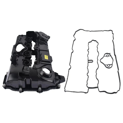 Czarna plastikowa pokrywa zaworów bmw serii 1 3 5 e60 e61 e81 e82 zintegrowana uszczelka ap03 n43