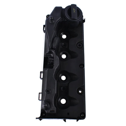 Czarna plastikowa pokrywa zaworów silnika 2.0 tdi seat exeo 3r2 z mocowaniami i otworami volkswagen amarok