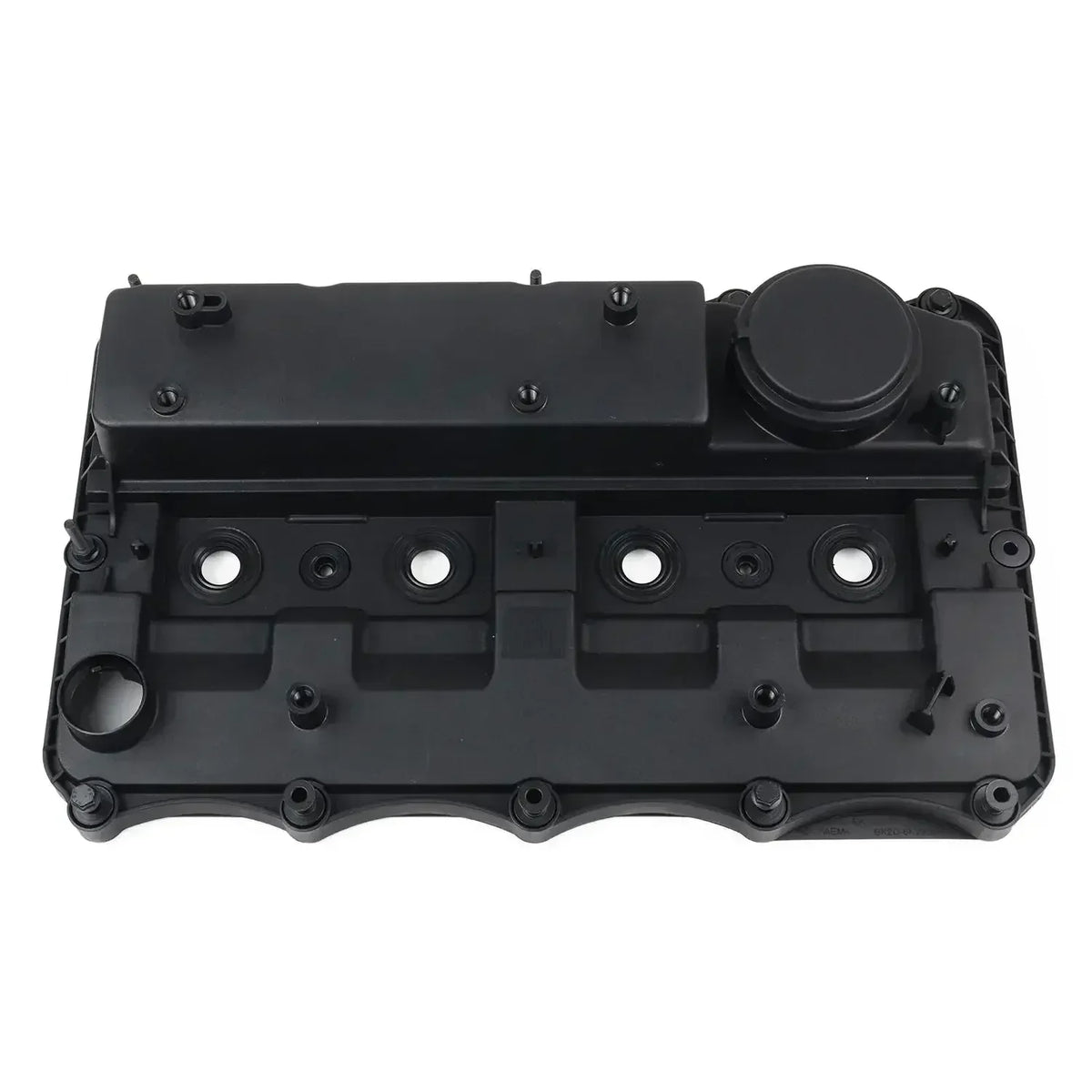 Czarna plastikowa pokrywa zaworów z uszczelką i wbudowaną zakrętką oleju do ford transit mk7 bk2q6k271ak