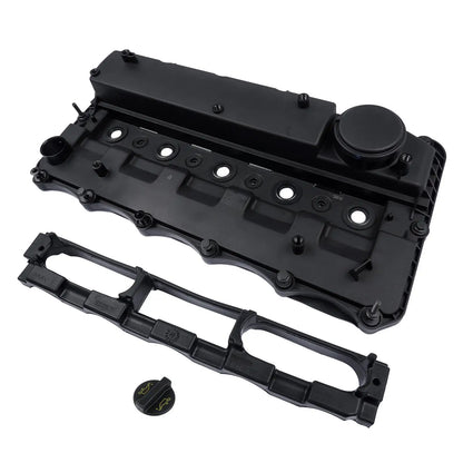 Czarny plastikowy zestaw uszczelek pokrywy zaworu i miski olejowej do ford ranger tdci 4x4 pokrywa zaworu