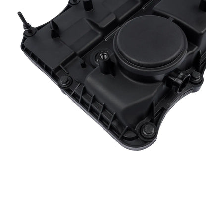Czarna plastikowa pokrywa zaworu zintegrowana z uszczelką i śrubami montażowymi do ford ranger tdci 4x4