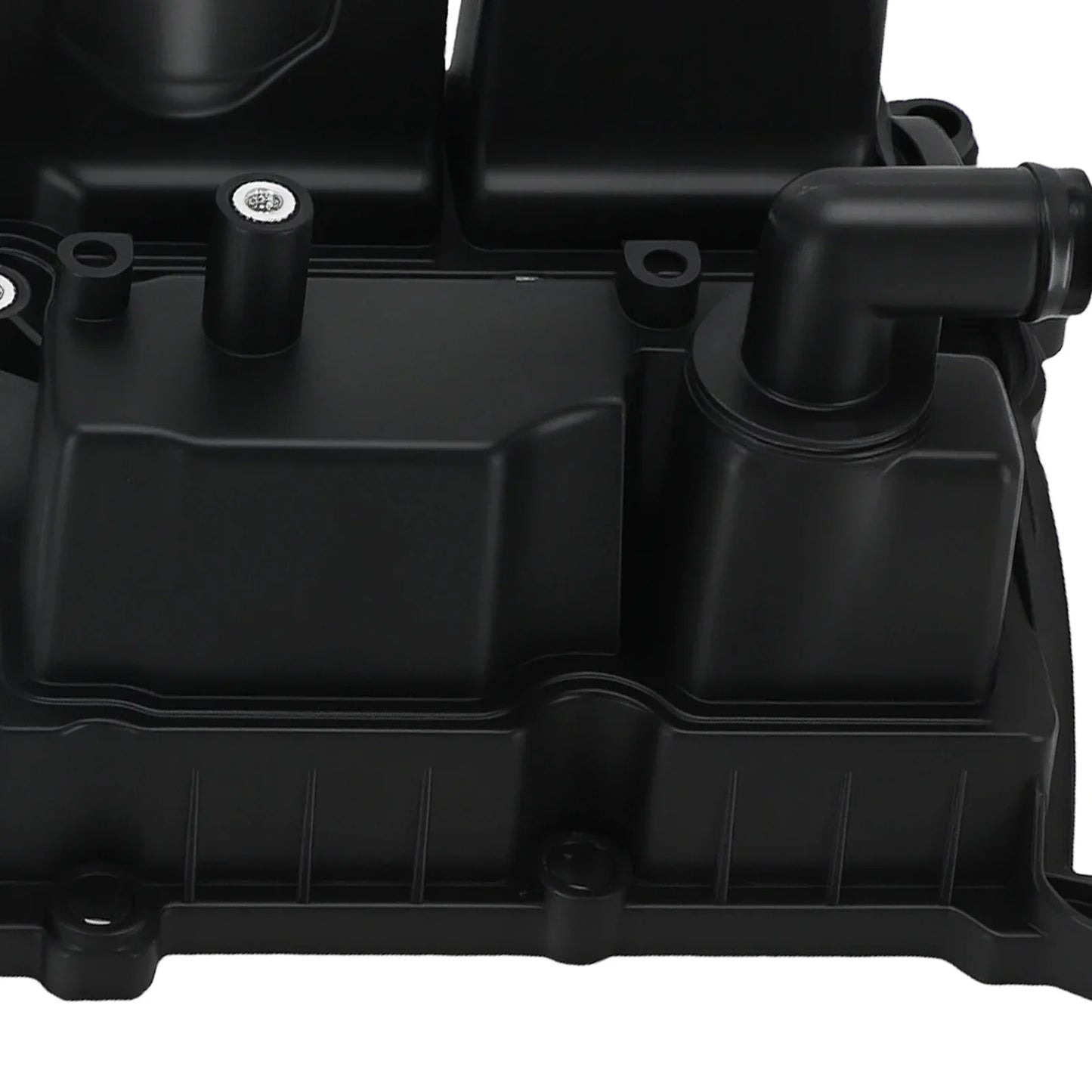 Czarna plastikowa pokrywa zaworu ds7g6k271df z wbudowanymi punktami montażowymi do ford escape 2017