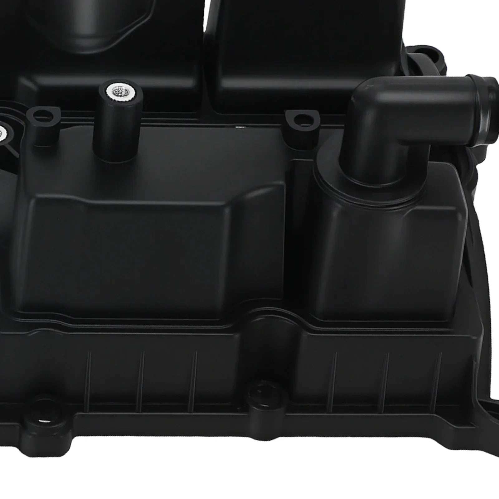 Czarna plastikowa pokrywa zaworu ds7g6k271df z wbudowanymi punktami montażowymi do ford escape 2017
