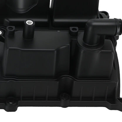 Czarna plastikowa pokrywa zaworu ds7g6k271df z wbudowanymi punktami montażowymi do ford escape 2017
