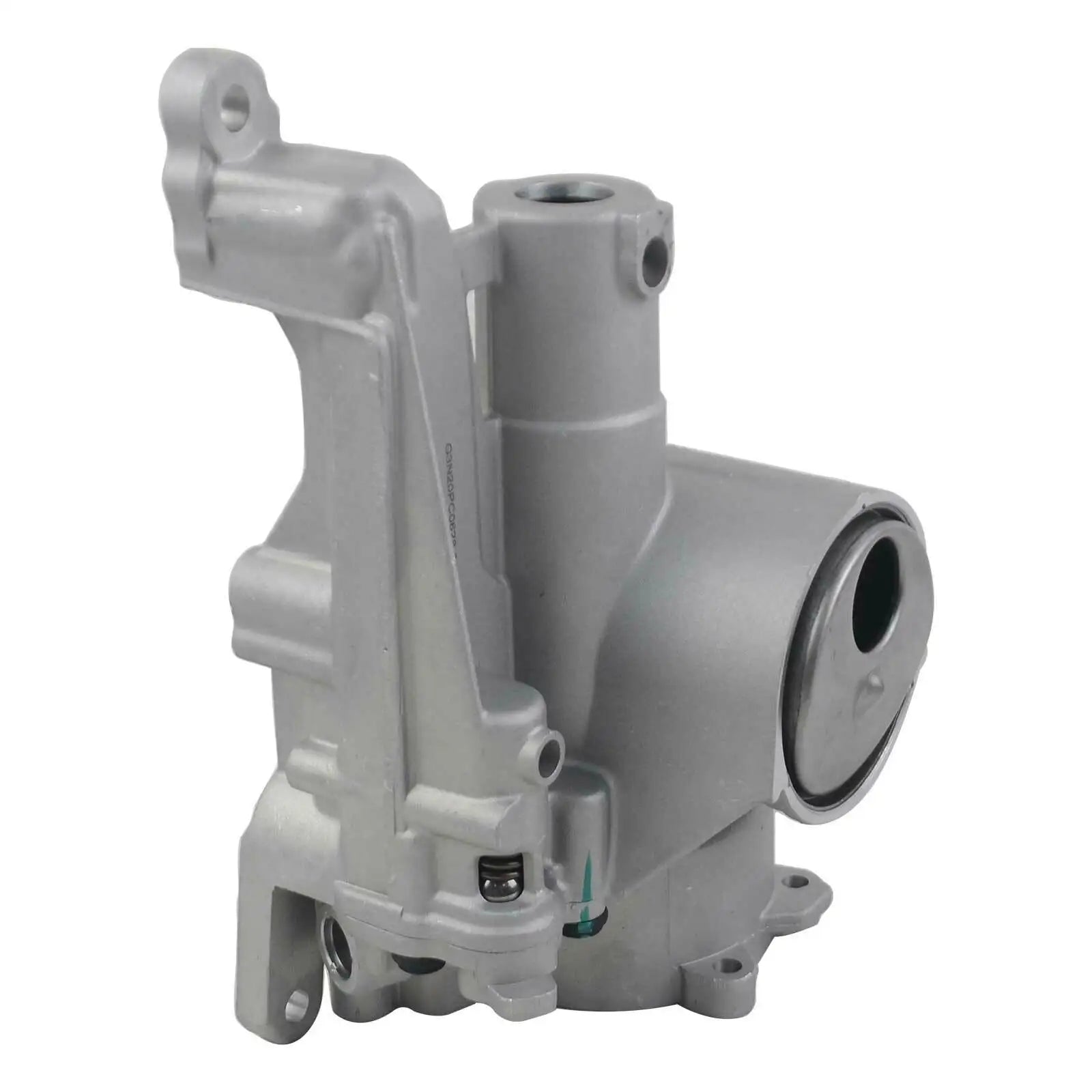 Szara metaliczna pompa oleju ap03 11417576012 z cylindrycznym korpusem do mini r55 r56 r57 i peugeot citroen