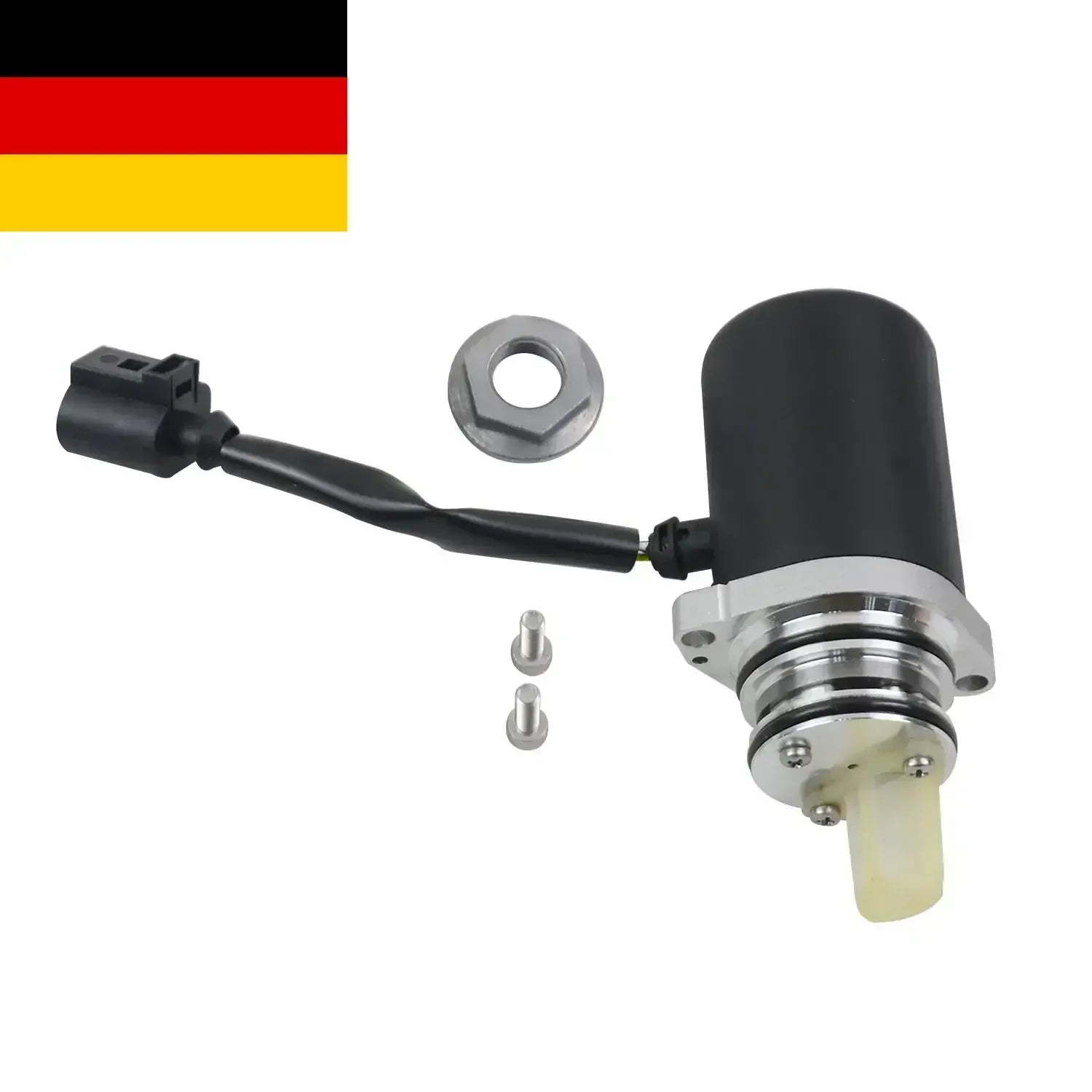 Czarno-srebrna elektryczna pompa oleju dyferencjału z metalowymi złączami do volvo s60 s80 v50 v70 xc90 2005-2008