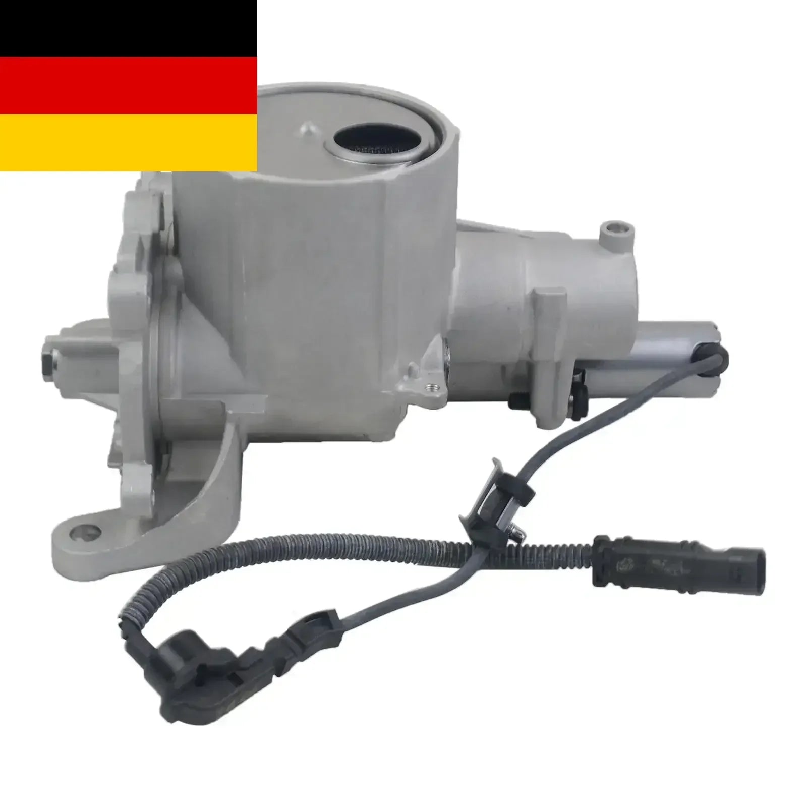 Szara metaliczna nowa pompa oleju silnika z czarnym przewodem do mini cooper s r55 r56 r57 n16 n18