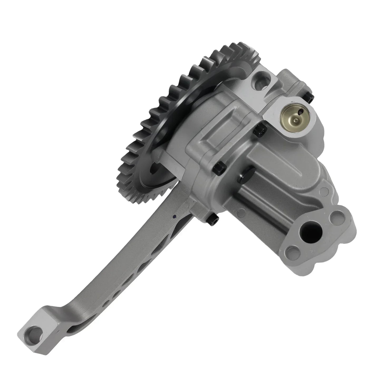 Gray metaliczna pompa oleju silnika z kołem zębatym i wspornikiem do vw multivan v 2.5l 2003 2009