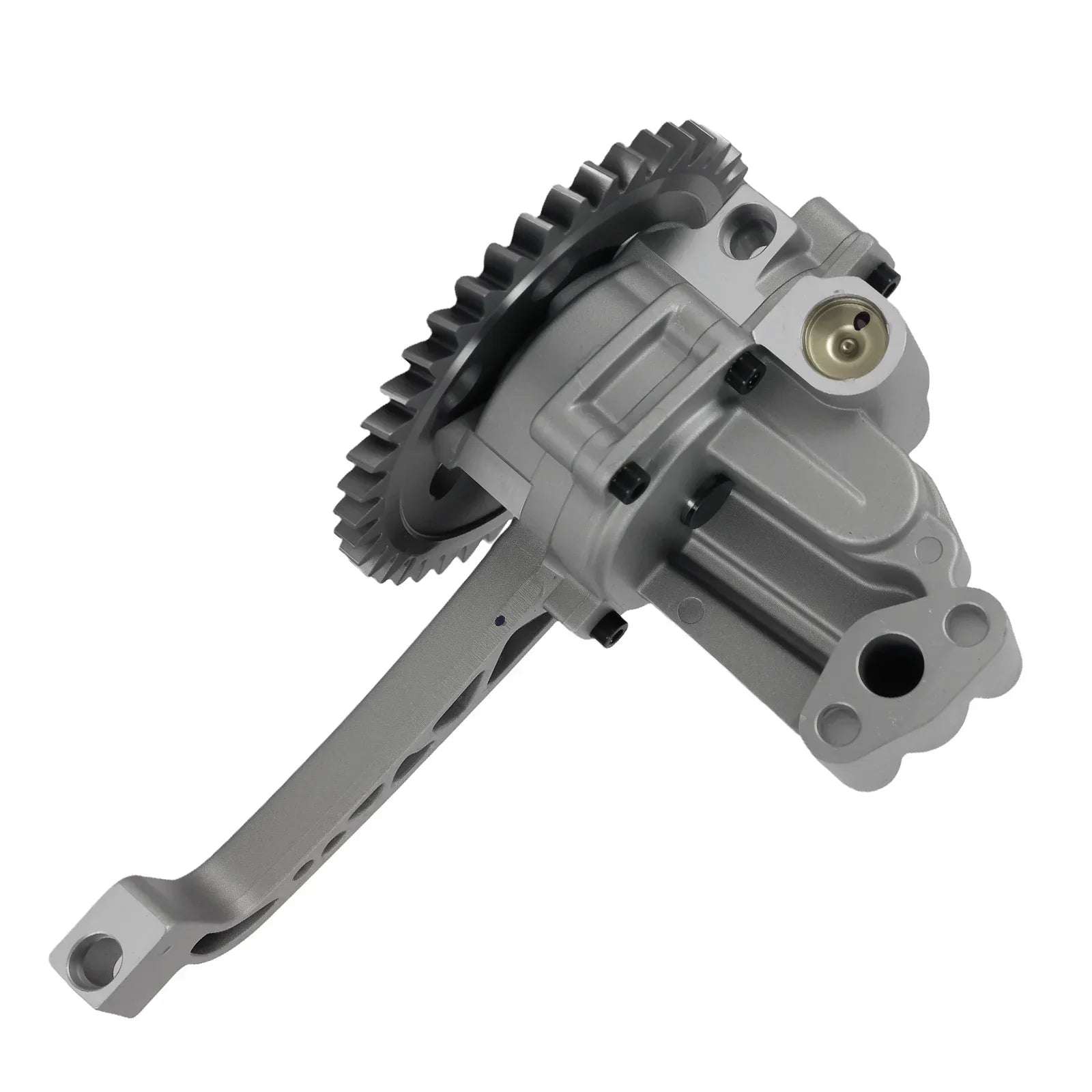 Gray metaliczna pompa oleju silnika z kołem zębatym i wspornikiem do vw multivan v 2.5l 2003 2009