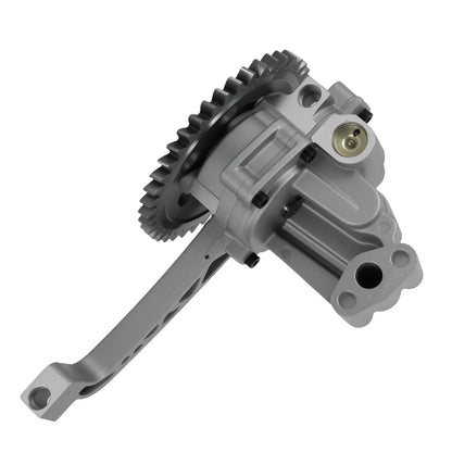 Gray metaliczna pompa oleju silnika z kołem zębatym i wspornikiem do vw multivan v 2.5l 2003 2009