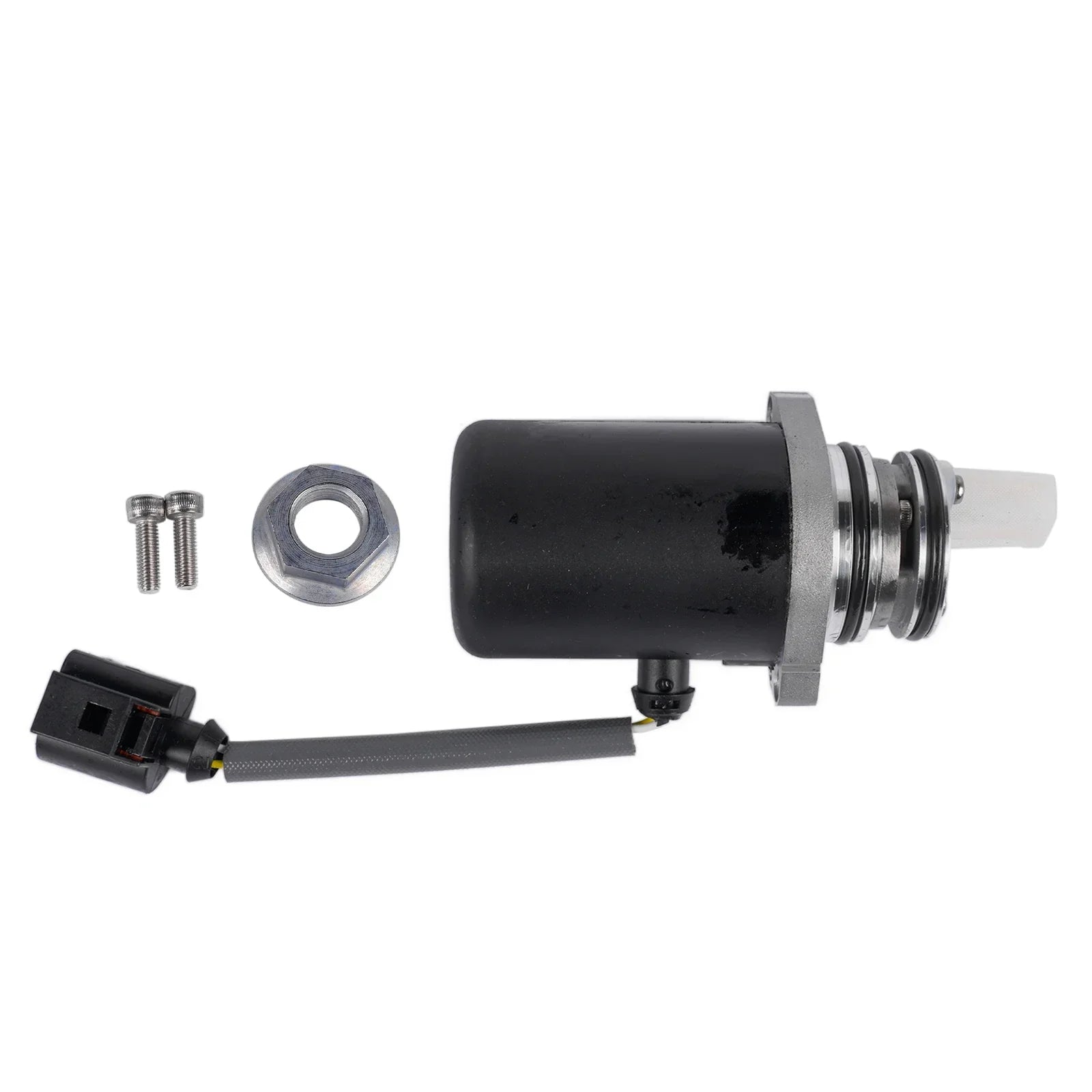 Czarna cylindryczna pompa oleju do układu różnicowego z metalowymi złączami do s40 s60 s80 v70 volvo