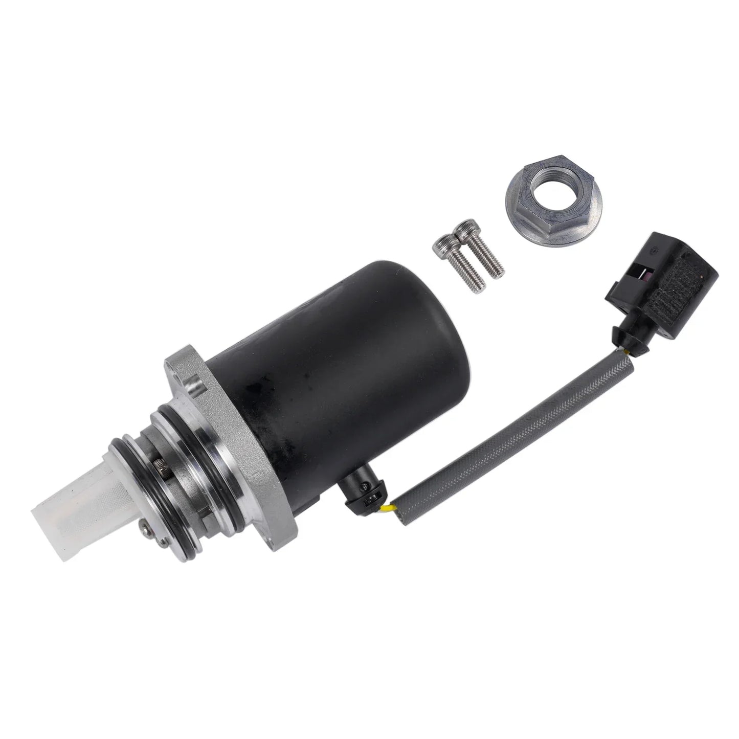 Czarna cylindryczna pompa oleju do układu różnicowego z metalowymi złączami do s40 s60 s80 v70 volvo