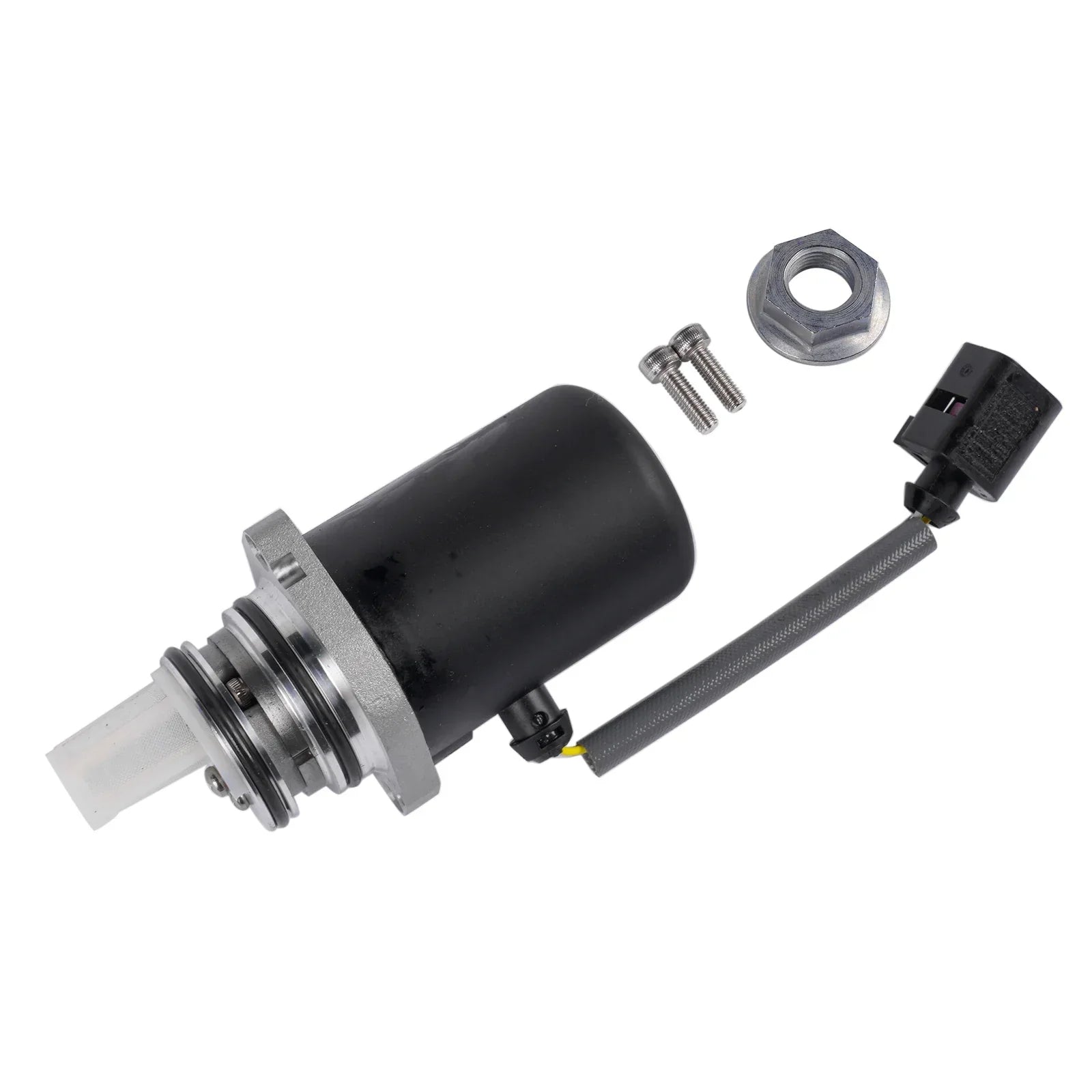 Czarna cylindryczna pompa oleju do układu różnicowego z metalowymi złączami do s40 s60 s80 v70 volvo