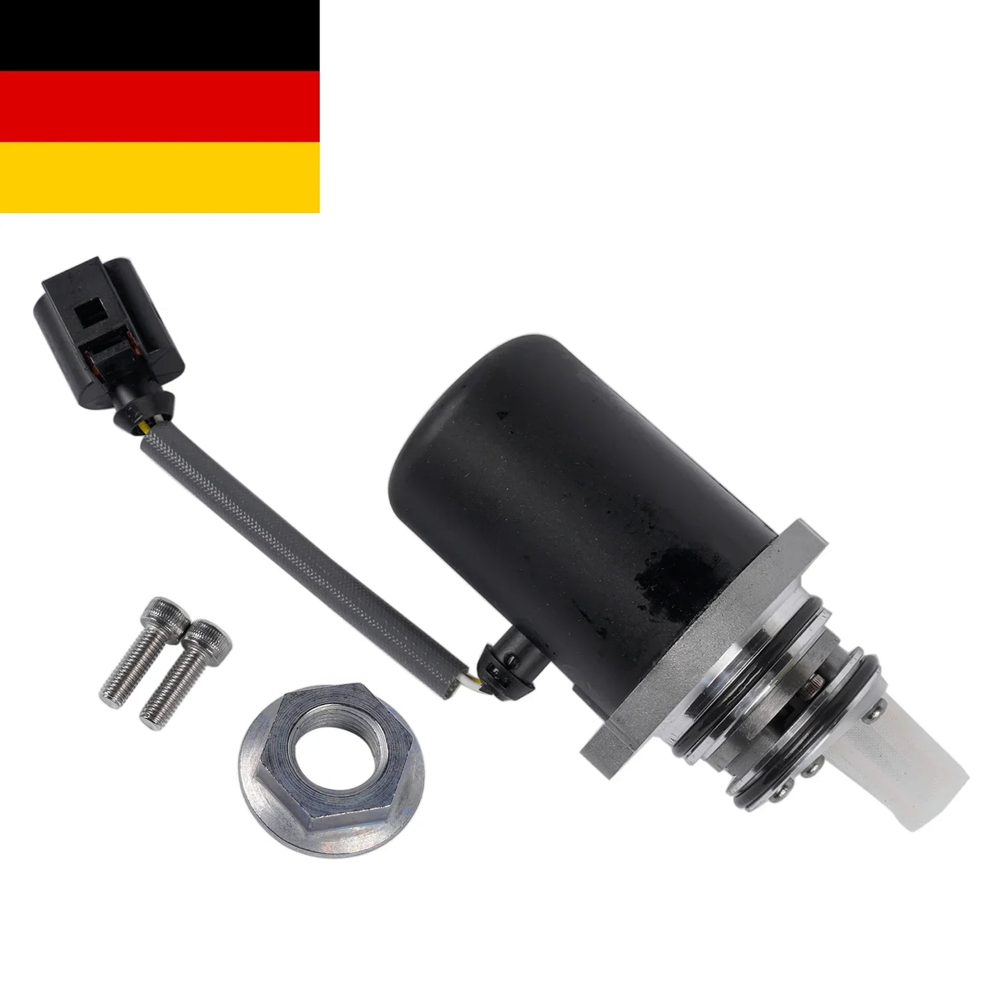 Czarna cylindryczna pompa oleju do układu różnicowego z metalowymi złączkami do s40 s60 s80 v70 xc70 xc90 volvo