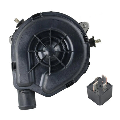 Czarny plastikowy kompresor pompy powietrza wtórnego z przekaźnikiem do subaru forester impreza wrx