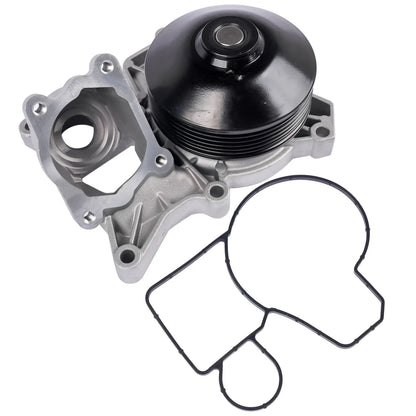 Nowa pompa wody silver aluminum z czarną gumową wirnikiem i uszczelką do bmw e81 e82 e87 e88 e90 e91 e92 e93 x1 x3 11517807311